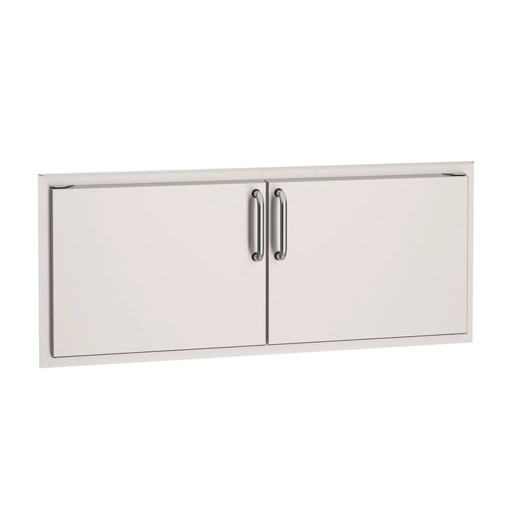 Fire Magic Select Reduced Height Double Access Doors on a white backgound photo