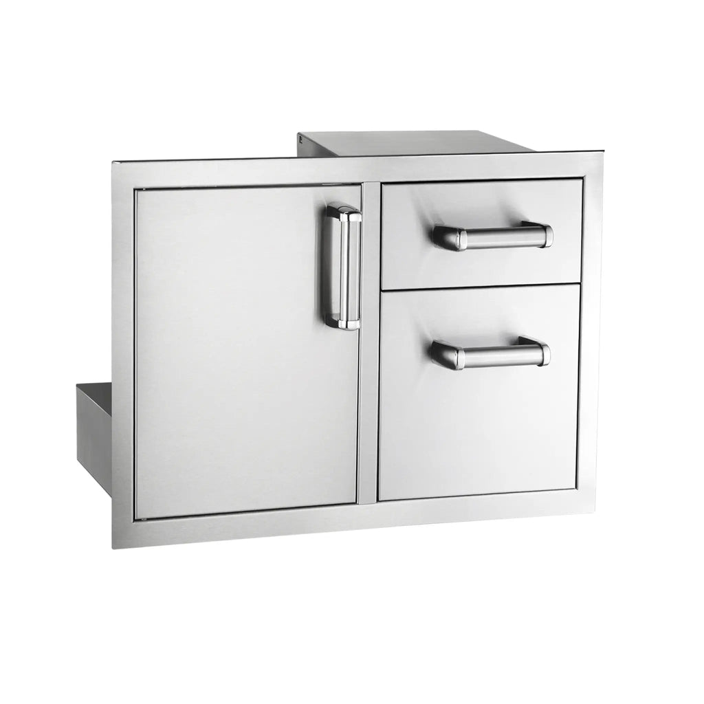 Fire Magic Premium Access Door with Double Drawers on a white background