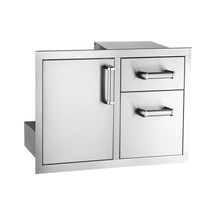 Fire Magic Premium Access Door with Double Drawers on a white background