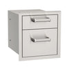 Fire Magic Premium Double Drawer on a white background