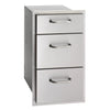 Fire Magic Select Triple Drawer ona  white background