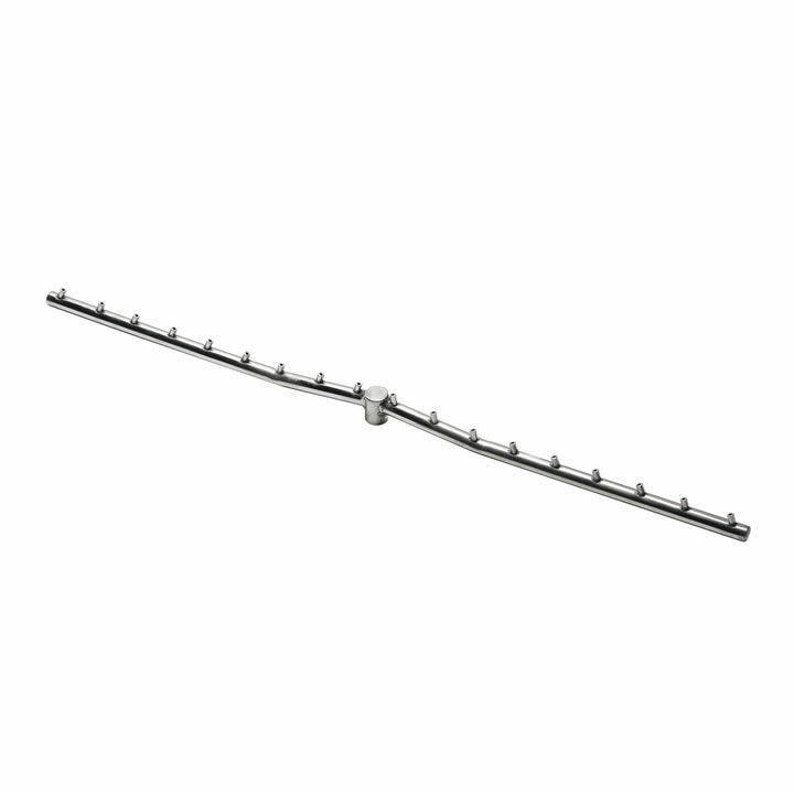 HPC Fire Inspired Linear Torpedo T-Burner made from 304 stainless steel, featuring precision-drilled ports for strong, even flames, ideal for modern custom outdoor fire pits.
