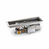 HPC Fire Inspired Linear Trough Drop-In Torpedo T-Burner with On/Off electronic ignition, crafted from stainless steel and designed for easy control via remote or smart device.