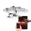 Round Flat Hi/Lo Electronic Ignition Fire Pit Burner Kit by HPC Fire