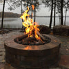 Round Torpedo Flat On/Off Electronic Ignition Fire Pit Burner Kit by HPC Fire
