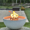 Round Torpedo Flat On/Off Electronic Ignition Fire Pit Burner Kit by HPC Fire