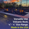 Small Black Lava Rock by American Fire Products
