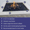 Small Black Lava Rock by American Fire Products