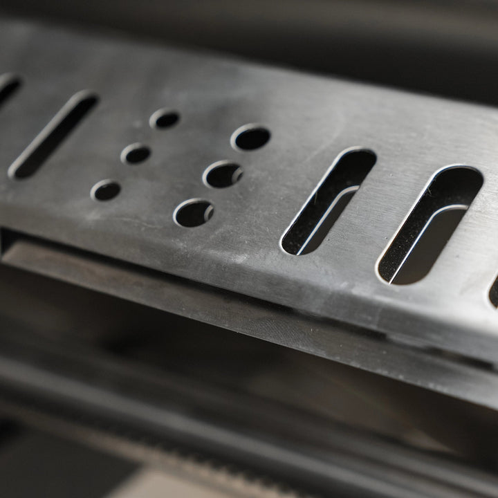 4-Burner with Rotisserie Kit 32" Stainless Steel Propane Gas Built In Grill - MABi400 by Mont Alpi
