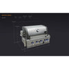 4-Burner with Rotisserie Kit 32" Stainless Steel Propane Gas Built In Grill - MABi400 by Mont Alpi
