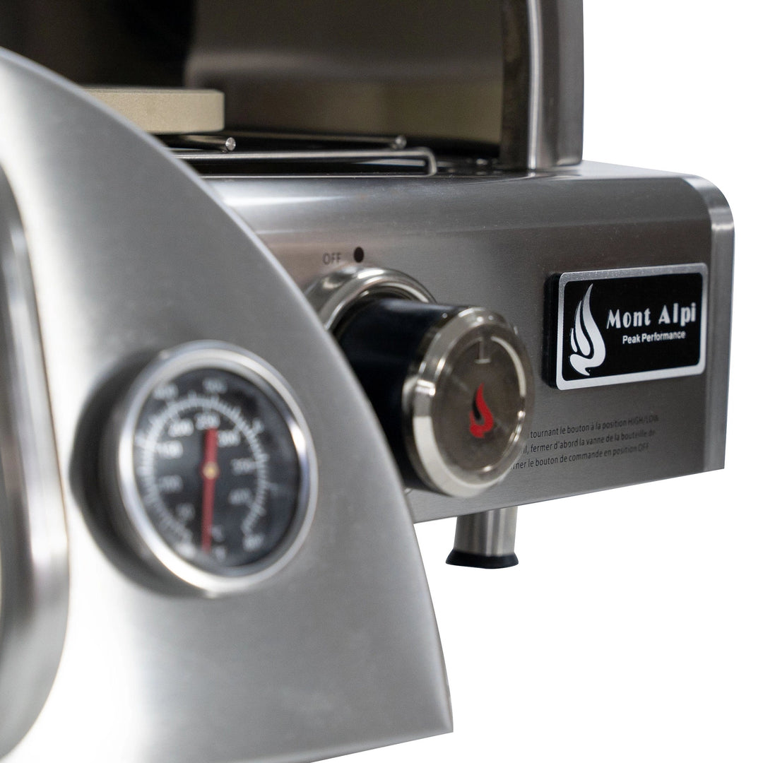 Portable Stainless Steel Propane Outdoor Pizza Oven - MAPZ-SS by Mont Alpi