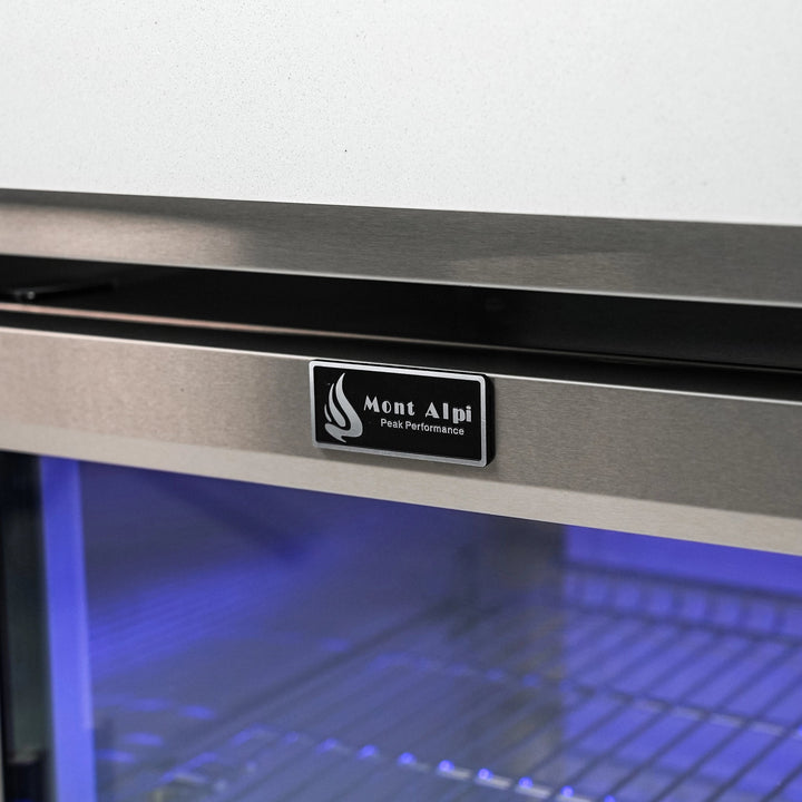 2.6 Cu. Ft. Cabinet Module - Rated Stainless Steel Outdoor Refrigerator - MASFM by Mont Alpi