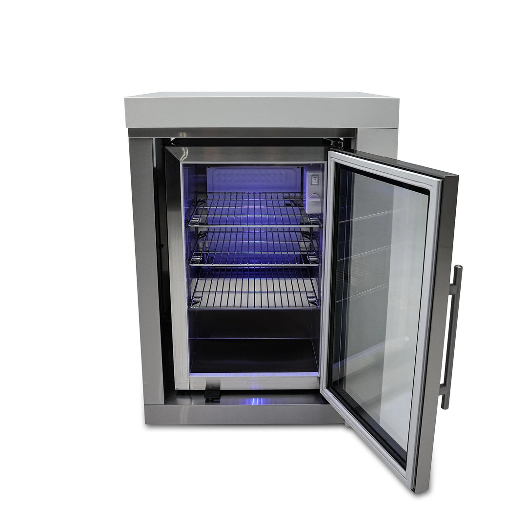 2.6 Cu. Ft. Cabinet Module - Rated Stainless Steel Outdoor Refrigerator - MASFM by Mont Alpi