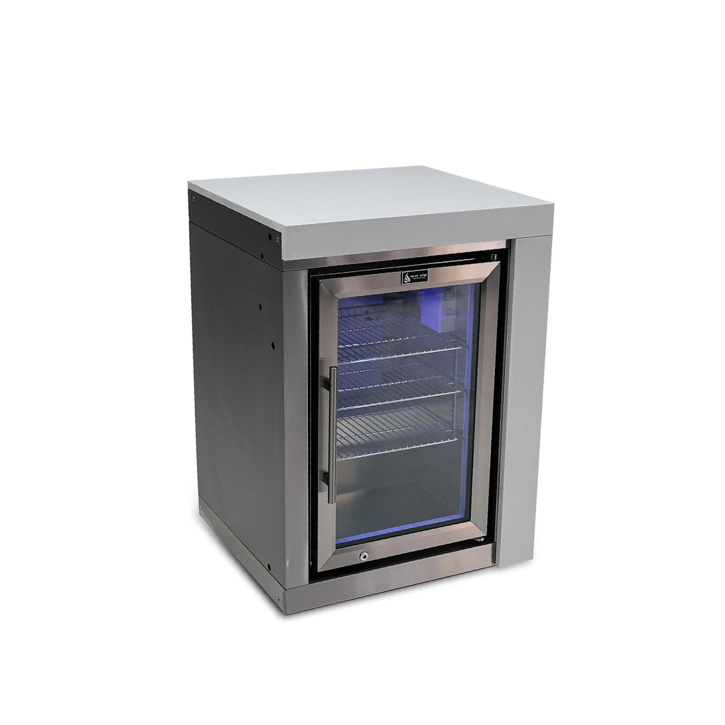 2.6 Cu. Ft. Cabinet Module - Rated Stainless Steel Outdoor Refrigerator - MASFM by Mont Alpi