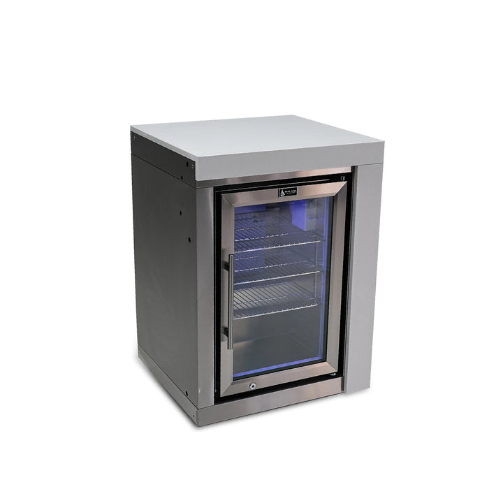 2.6 Cu. Ft. Cabinet Module - Rated Stainless Steel Outdoor Refrigerator - MASFM by Mont Alpi