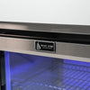 Deluxe 6-Burner 45 Degree Corners with Fridge Cabinet Black Stainless Steel Propane Gas BBQ Island Grill - MAi805-BSS45FC by Mont Alpi