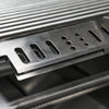 Deluxe 6-Burner 90 Degree Corner with Beverage Center Black Stainless Steel Propane Gas BBQ Island Grill - MAi805-BSS90BEV by Mont Alpi