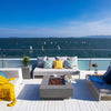 36" Square Manhattan Concrete Fire Table by Elementi