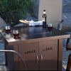 Modern Hammered Bronze Fire Pit