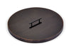 Round Oil Rubbed Bronze Burner Cover for 25" Round Drop-In Pan by American Fire Products