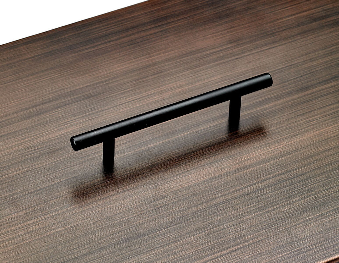 Round Oil Rubbed Bronze Burner Cover for 25" Round Drop-In Pan by American Fire Products