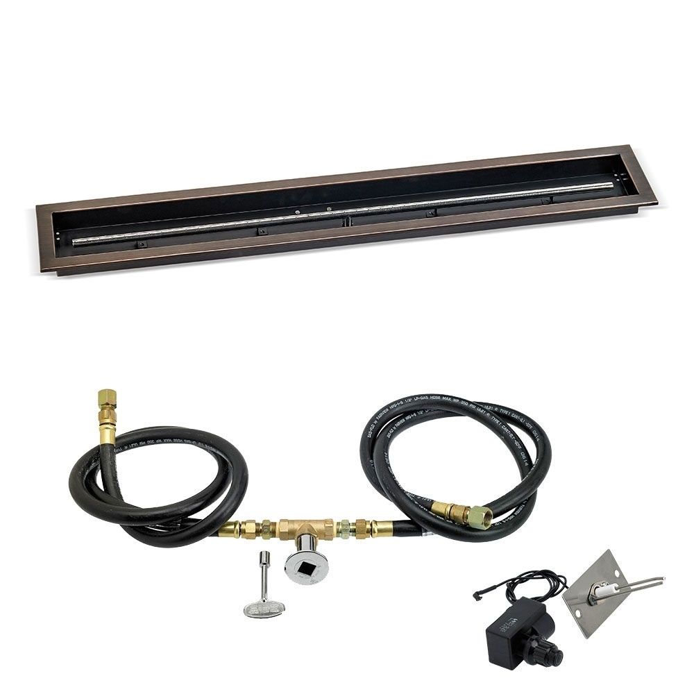 Linear Drop-In Pan with Spark Ignition Kit by American Fire Products