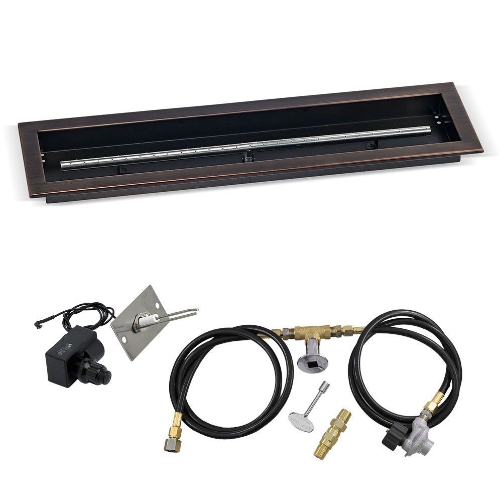 Linear Drop-In Pan with Spark Ignition Kit by American Fire Products