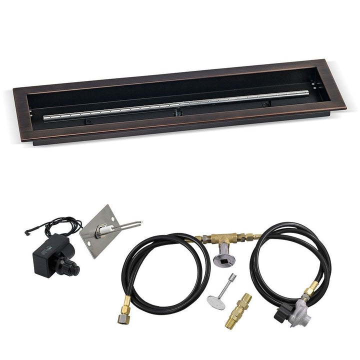 Linear Drop-In Pan with Spark Ignition Kit by American Fire Products