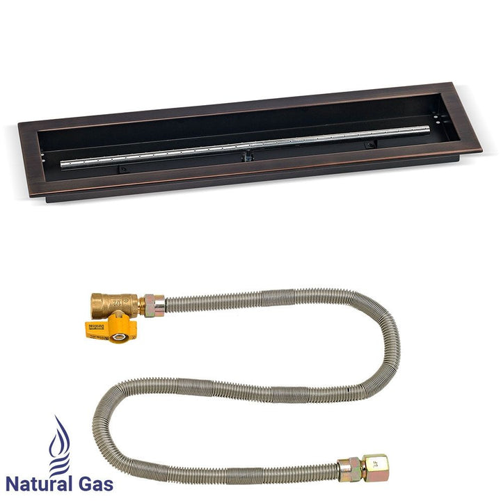 Linear Drop-In Pan with Match Light Kit by American Fire Products