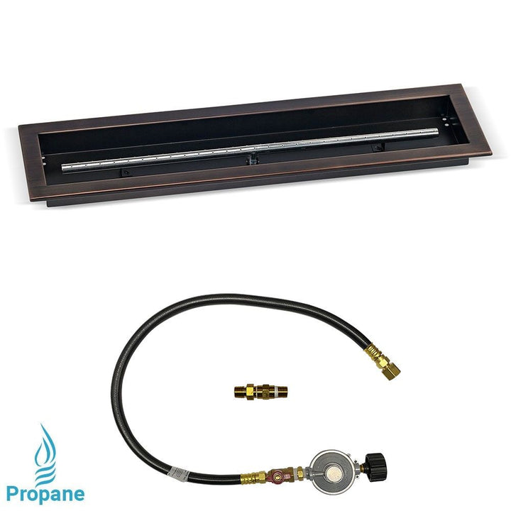 Linear Drop-In Pan with Match Light Kit by American Fire Products