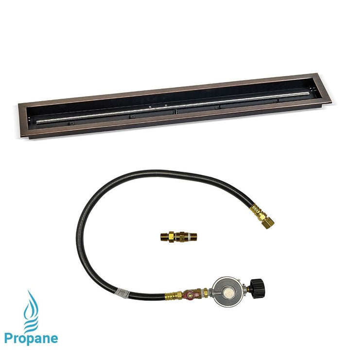 Linear Drop-In Pan with Match Light Kit by American Fire Products