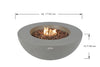 42" Round Lunar Concrete Fire Bowl by Elementi