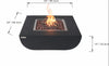 34" Square Aurora Propane Gas Fire Pit by Elementi