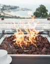 34" Square Aurora Propane Gas Fire Pit by Elementi