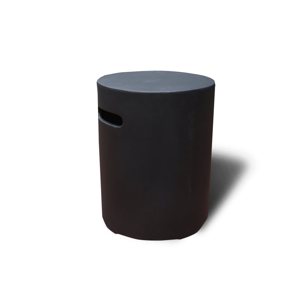 Black Round Propane Tank Cover by Elementi