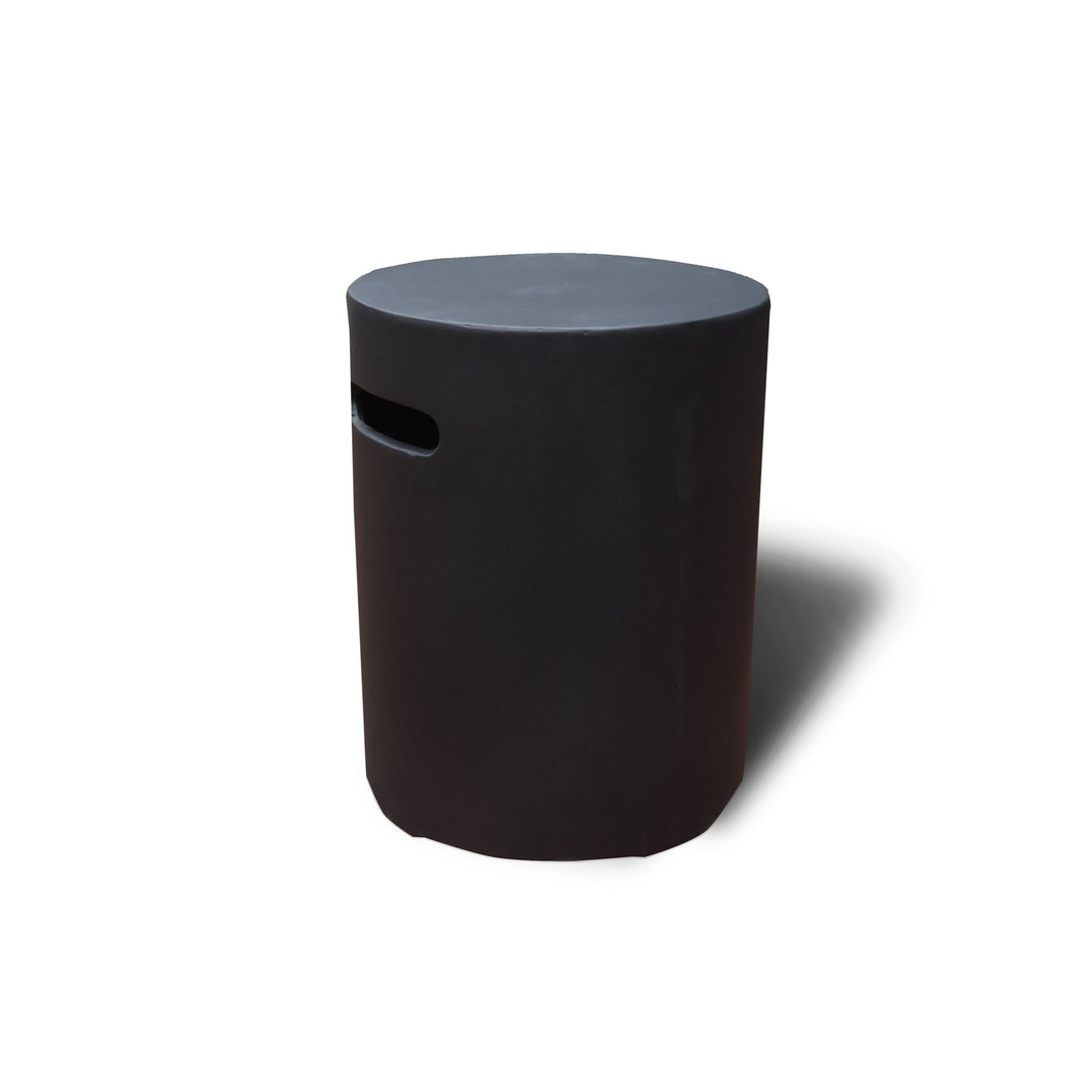 Black Round Propane Tank Cover by Elementi