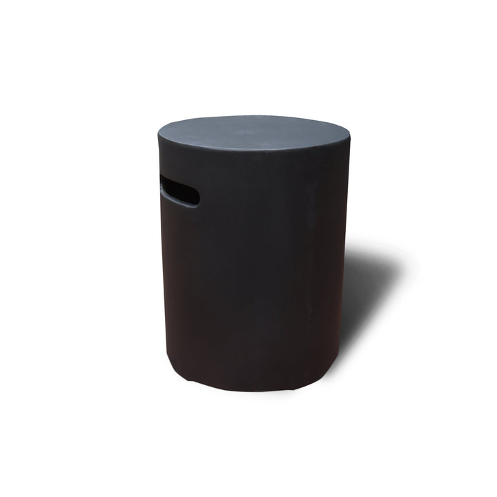Black Round Propane Tank Cover by Elementi