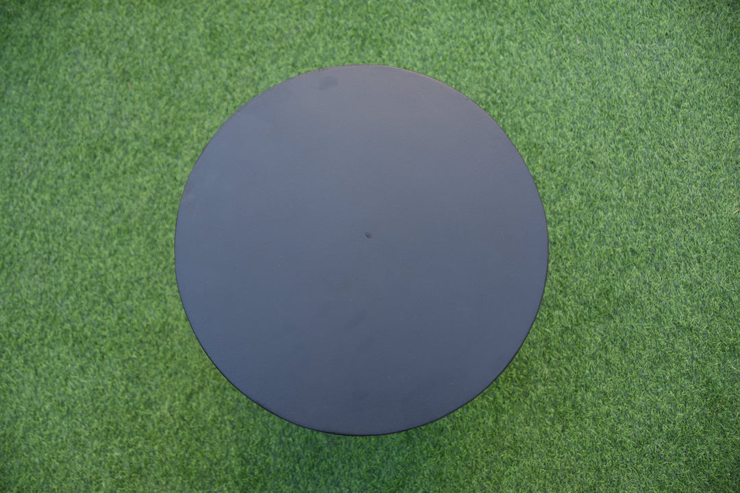 Black Round Propane Tank Cover by Elementi