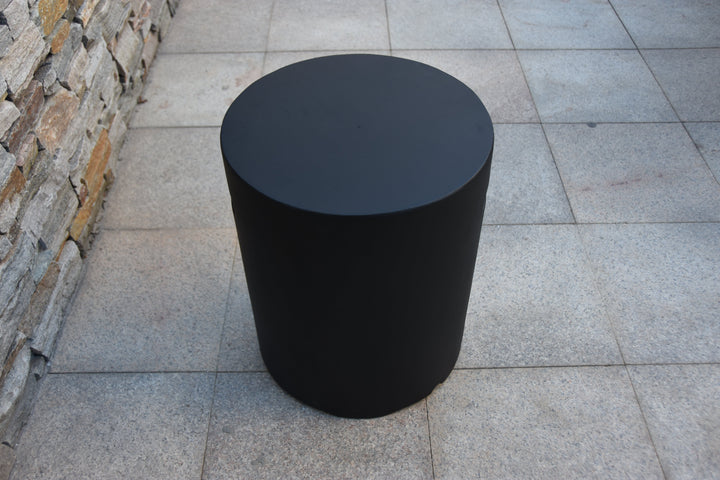 Black Round Propane Tank Cover by Elementi