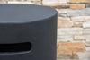 Black Round Propane Tank Cover by Elementi