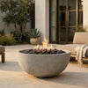 39" Round Moderno 1 Gas Fire Bowl by Prism Hardscapes