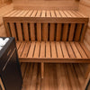 Cabin Outdoor Sauna - 4 Person w/ Harvia KIP 8kW Heater