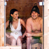 Cabin Outdoor Sauna - 4 Person w/ Harvia KIP 8kW Heater