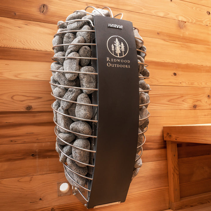 Garden Outdoor Sauna - 8 Person w/ Harvia Spirit Wi-Fi 8kW Heater