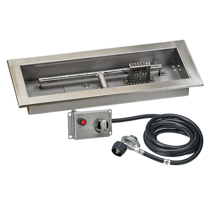 Rectangle CSA Certified Stainless Steel Drop-In Pan Kit by American Fire Products