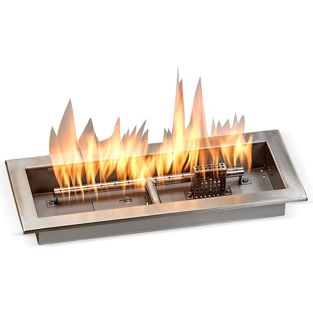 18" x 6" Rectangle CSA Certified Stainless Steel Drop-In Pan Kit by American Fire Products