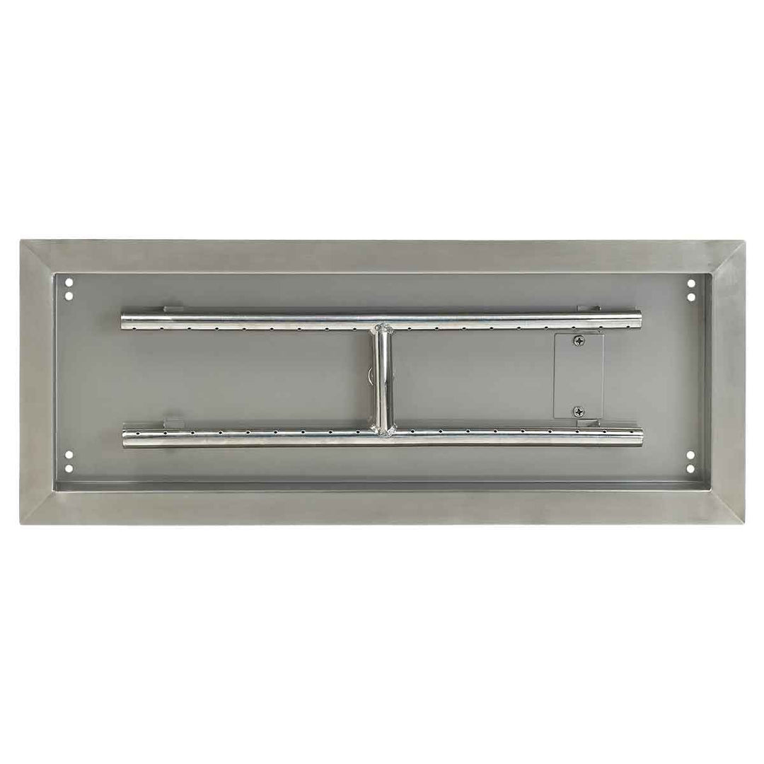 24" x 8" Rectangle Stainless Steel Drop-In Pan by American Fire Products