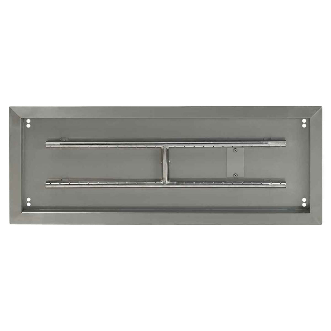 30" x 10" Rectangle Stainless Steel Drop-In Pan by American Fire Products
