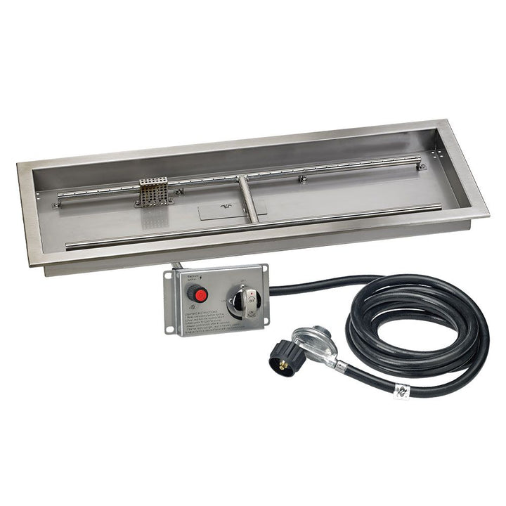 Rectangle CSA Certified Stainless Steel Drop-In Pan Kit by American Fire Products