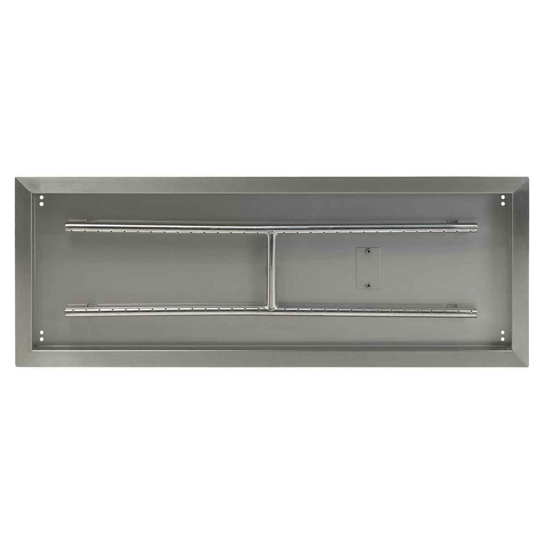 36" x 12" Rectangle Stainless Steel Drop-In Pan by American Fire Products